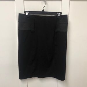 Black pencil skirt